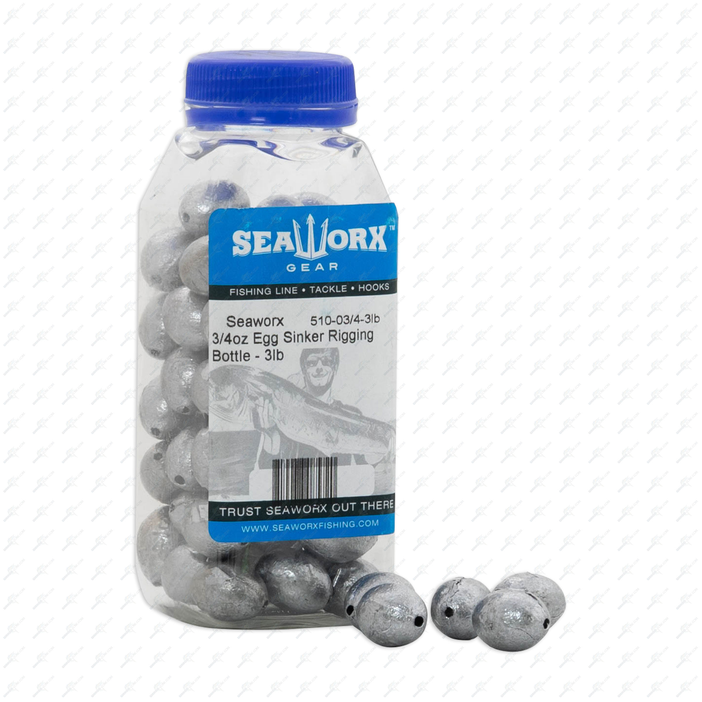 Seaworx Egg Sinker 3LB Rigging Bottle