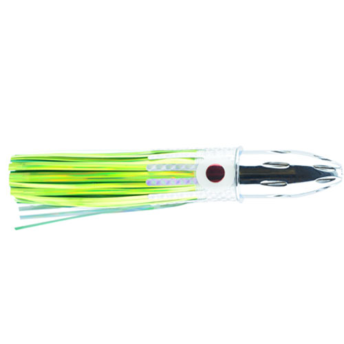 Mr. Big Wahoo Lure - Chartreuse/Green Mylar Skirt