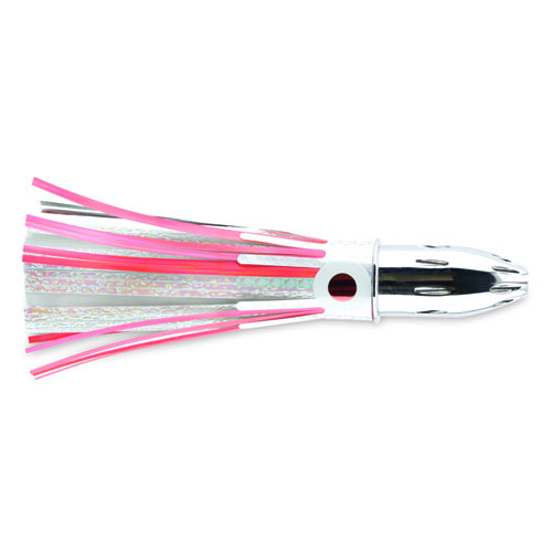 Mr. Big Wahoo Lure - Pink/White Mylar Skirt