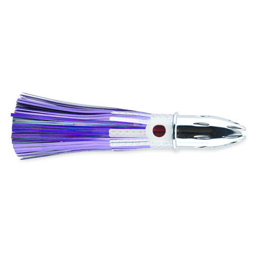 Mr. Big Wahoo Lure - Black/Purple Mylar Skirt