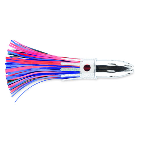 Mr. Big Wahoo Lure - Blue/Chartreuse/Pink Mylar Skirt